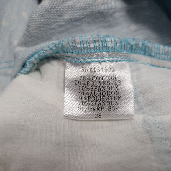 RolyPoly Stretch Fit Denim Jeans Turquoise 28 - Picture 5 of 9